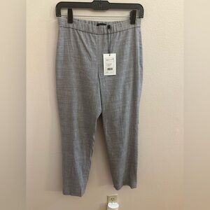 Theory Light Gray Basic Pull On Pant size 2